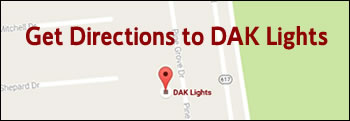 Get Directions to DAK Lights