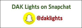 DAK Lights on Snapchat