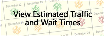View Estimated Traffic and Wait Times